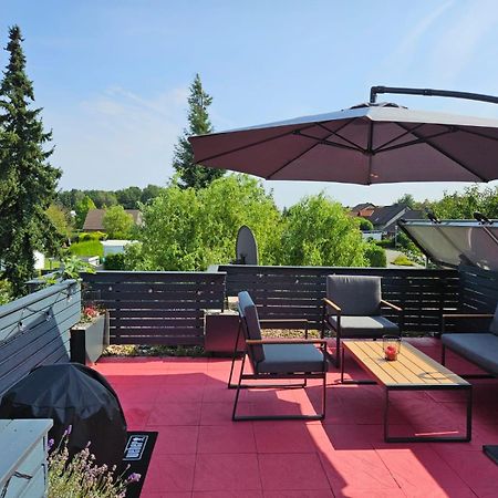 Dachnest Mit Terasse & Sauna Oerlinghausen Kültér fotó